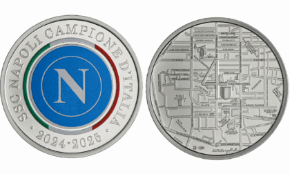 Napoli campione d’Italia: arriva la medaglia ufficiale della Zecca di Stato