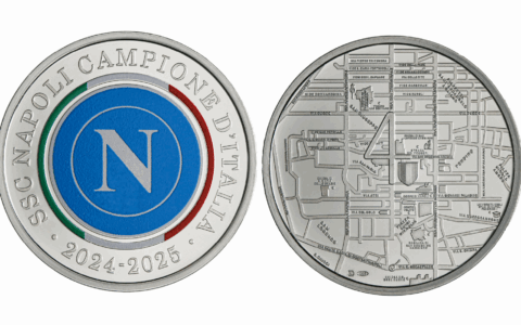 Napoli campione d’Italia: arriva la medaglia ufficiale della Zecca di Stato