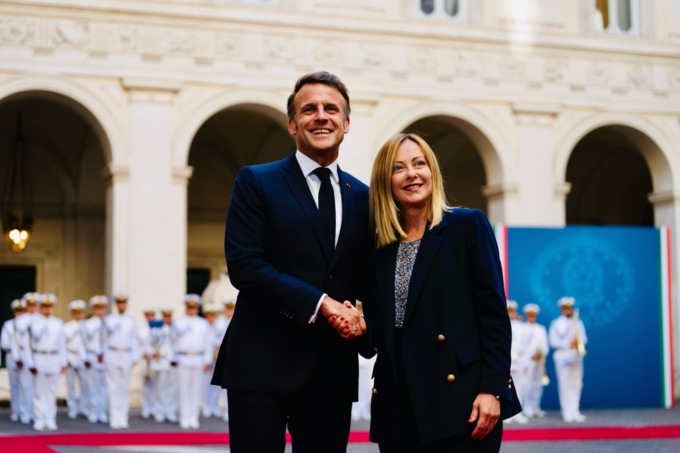 “Insieme per un’Europa più sovrana” l’esito delle tre ore di colloquio fra Meloni e Macron