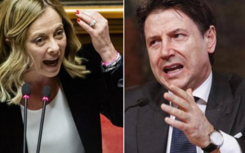 Scontro Meloni-Conte sulle spese militari: “Le hai firmate”, “Non è vero”