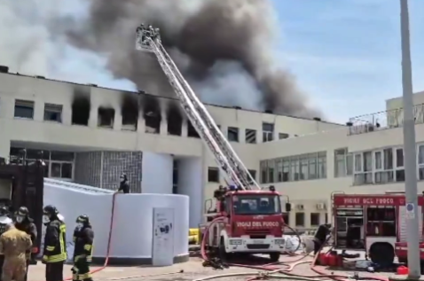 Grave incendio alla Facoltà di Agraria dell’Università della Tuscia: un operaio disperso