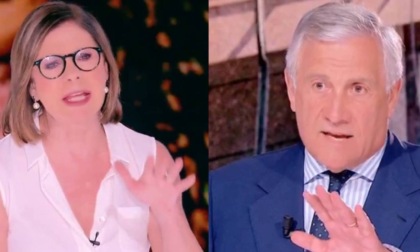 Siparietto fra Tajani e Bianca Berlinguer: "Ho fatto tanti anni il giornalista, non accetto la lezioncina da lei"