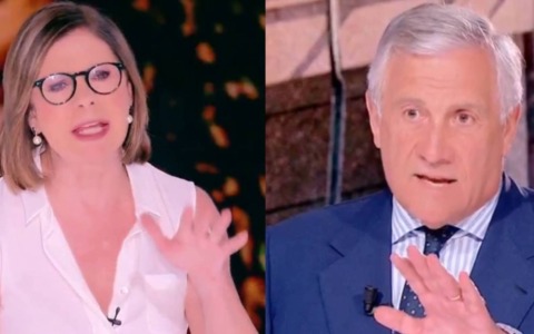 Siparietto fra Tajani e Bianca Berlinguer: “Ho fatto tanti anni il giornalista, non accetto la lezioncina da lei”
