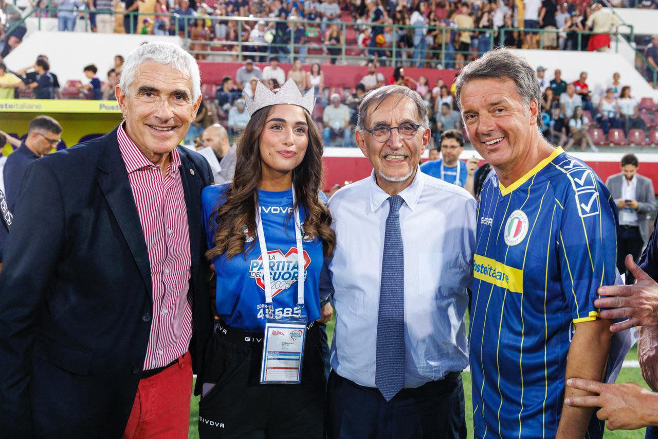 All’Aquila vince la solidarietà (e la Nazionale Cantanti): ministri e parlamentari in campo per la Partita del Cuore