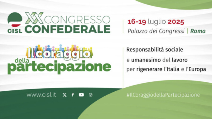 Congresso della Cisl a Roma, il messaggio di Mattarella (ricordando Giorgio Gaber…)