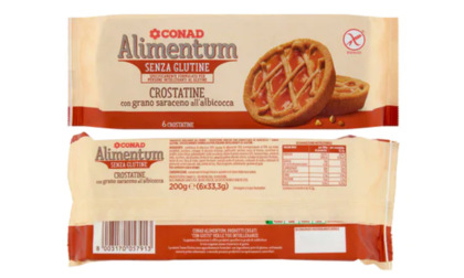 Conad richiama "Crostatina con albicocca senza glutine" per possibile presenza di muffe nel prodotto