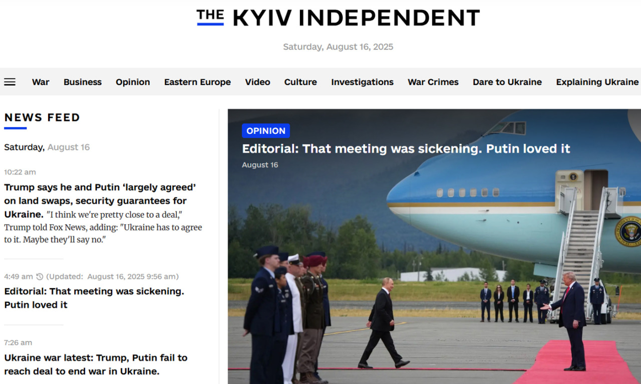 Il Kiev Indipendent: “Un’accoglienza regale per dittatore sanguinario: disgustoso”