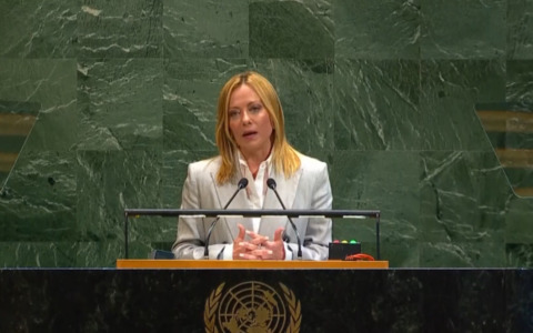 Meloni all’Onu su Flotilla: “Irresponsabile usare Gaza per colpire il Governo”. Oggi informativa di Crosetto alla Camera