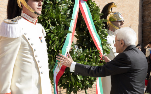 8 Settembre, Mattarella depone corone d’alloro