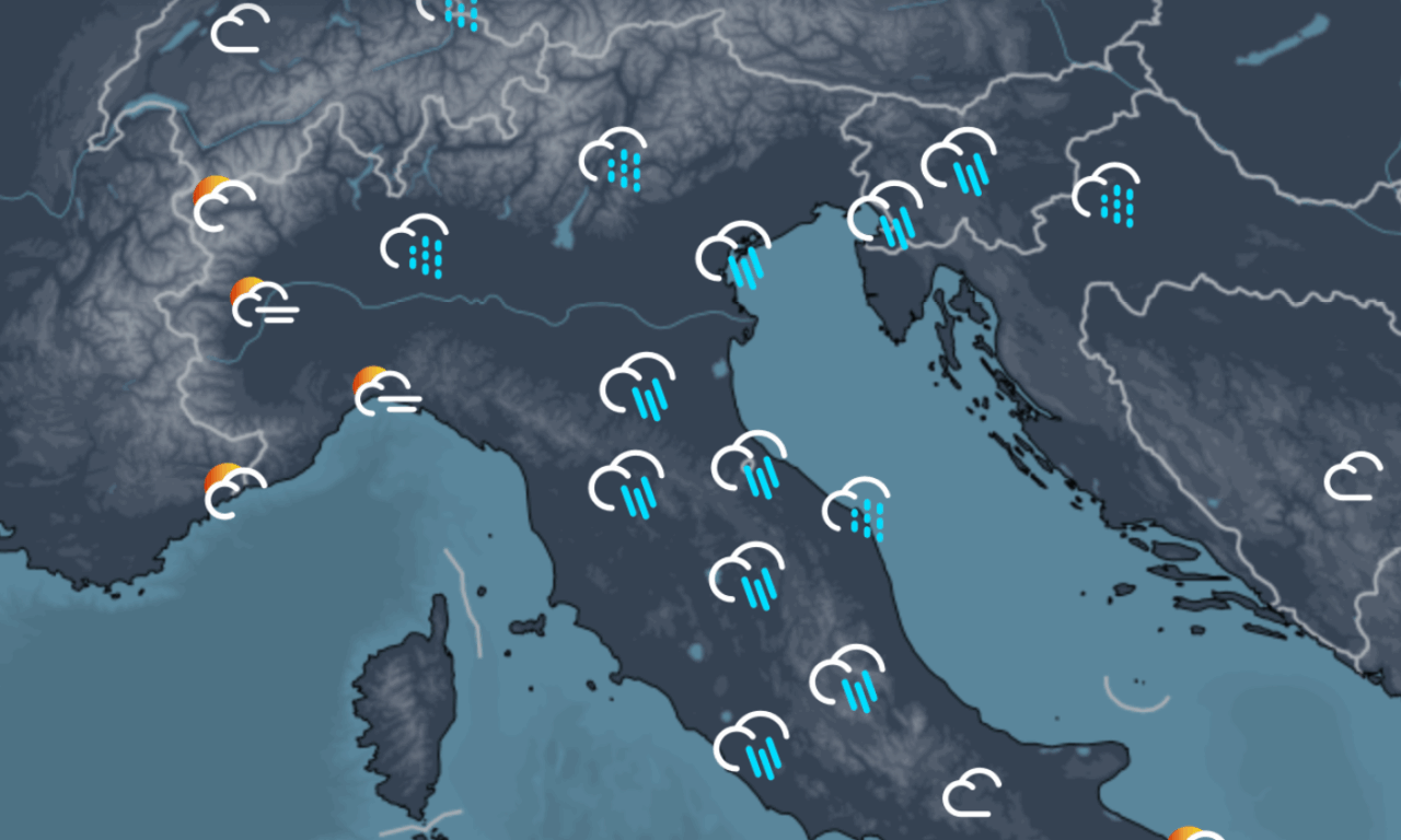 Settembre, dall’anticiclone al maltempo: piogge e forti temporali al Centro-Nord