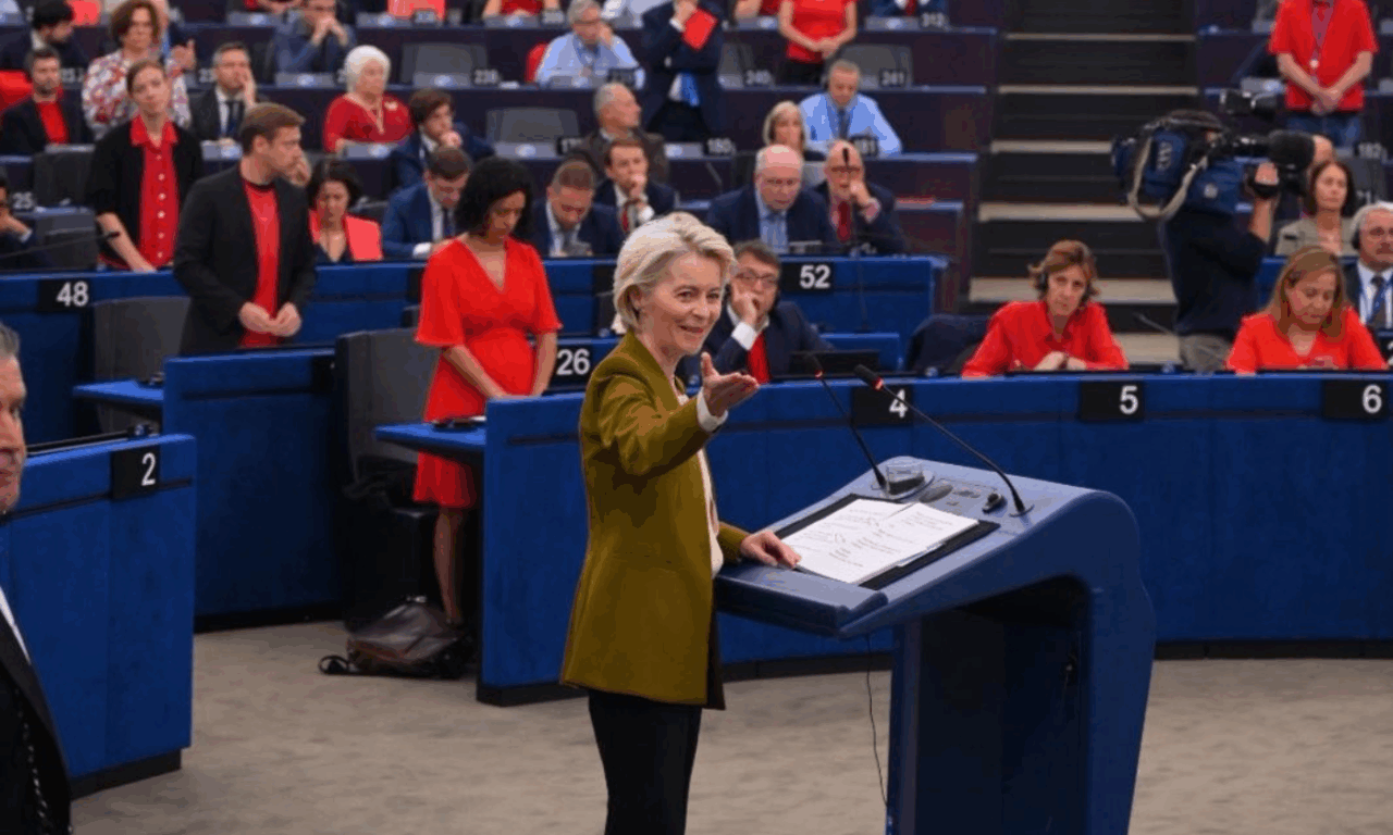 Stato dell'Unione, Von der Leyen: "Europa in lotta per il suo futuro"