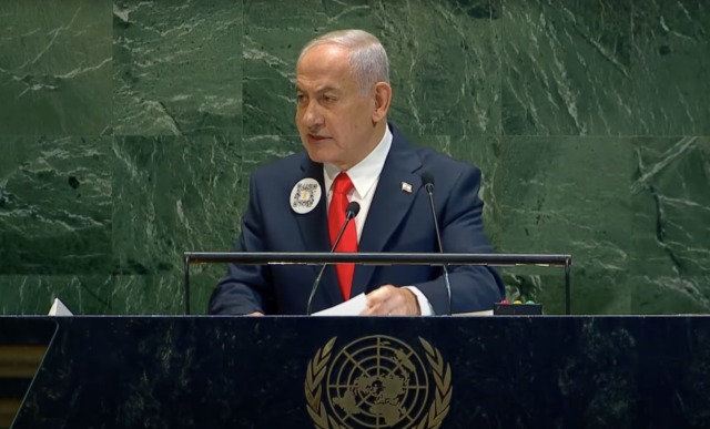 Netanyahu parla all'Onu e i delegati abbandonano l'aula