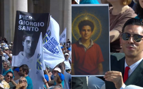 Carlo Acutis e Pier Giorgio Frassati Santi proclamati santi da Papa Leone XIV