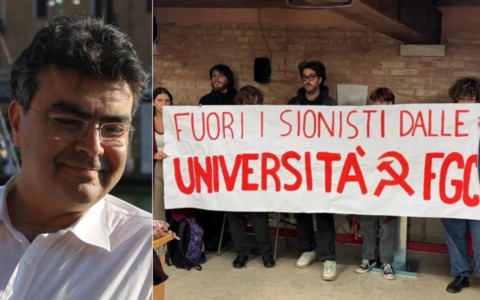 Pro Pal all’Università Ca’ Foscari cacciano il dem Emanuele Fiano: “Come mio padre nel 1938”