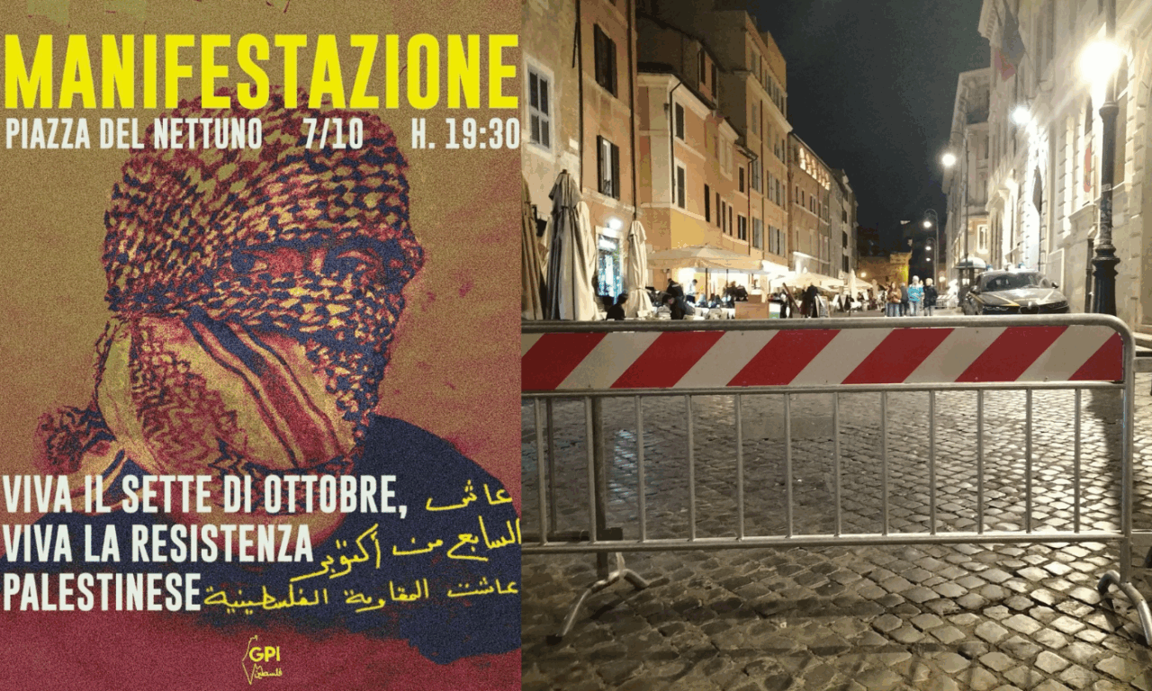 Due anni dopo il 7 ottobre: a Roma blindato il Ghetto ebraico, Bologna vieta la piazza ai Giovani palestinesi