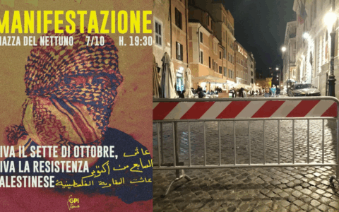 Due anni dopo il 7 ottobre: a Roma blindato il Ghetto ebraico, Bologna vieta la piazza ai Giovani palestinesi