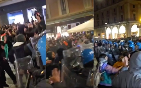 Manifestazioni pro-Pal 7 ottobre: scontri a Bologna, corteo non autorizzato a Torino