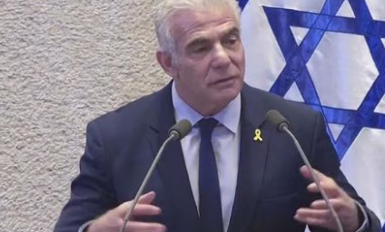 Trump al Parlamento israeliano: cos'ha detto il capo dell'opposizione Lapid