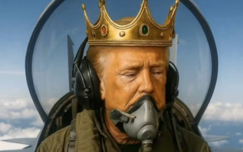 No Kings: milioni di americani contro Trump. Lui si incorona re e gli lancia letame in un video AI