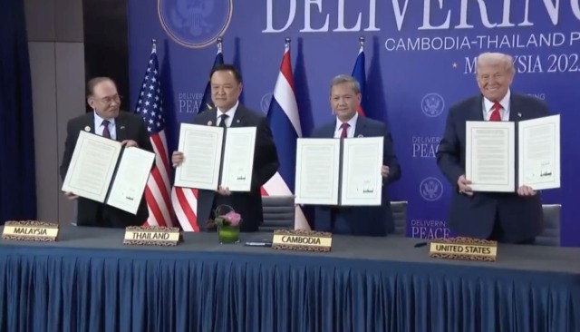 Trump in Asia, firmata la pace tra Cambogia e Thailandia. Ora l’accordo commerciale con la Cina