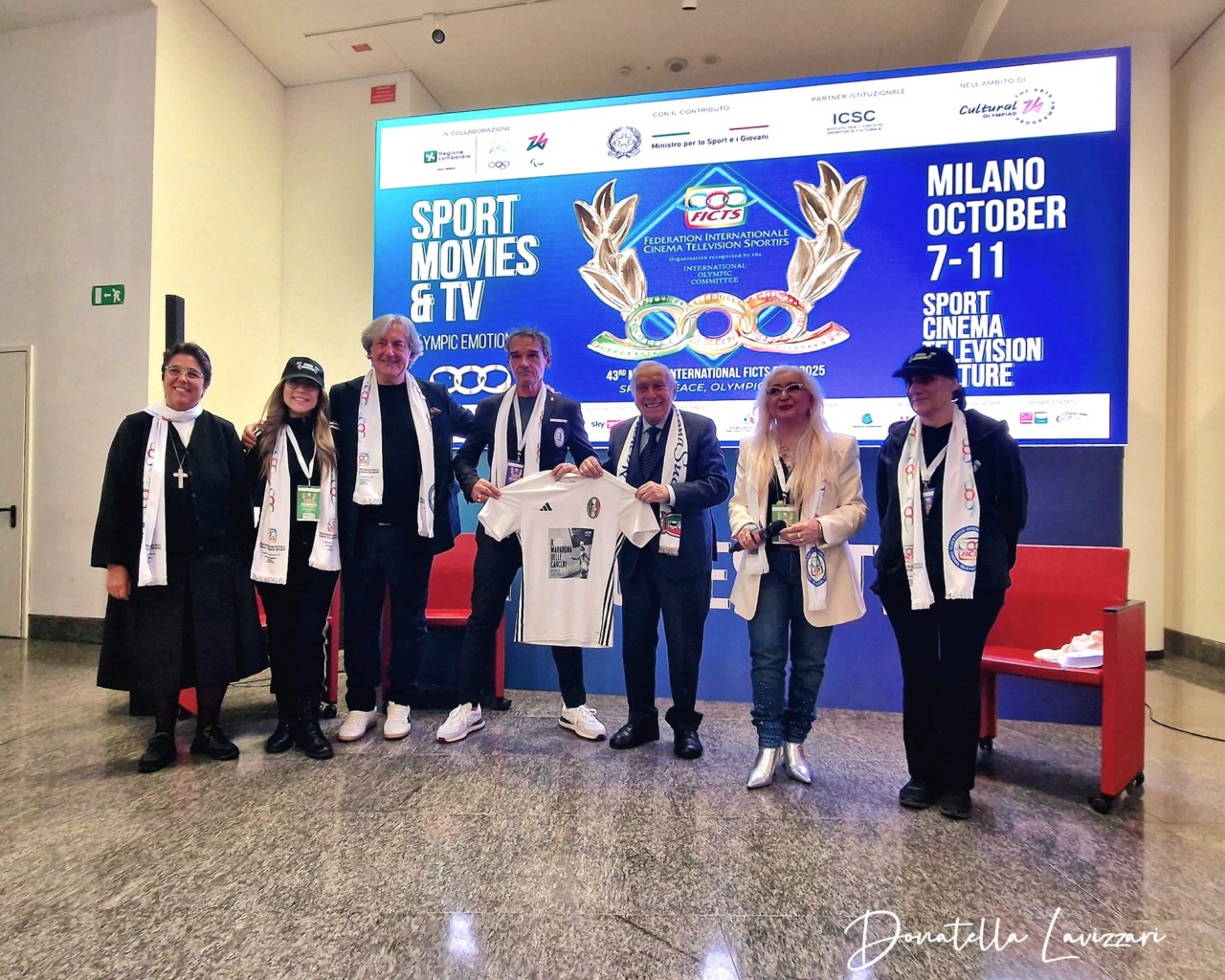 Presentazione del corto sul progetto Calcio & Fede, con la Nazionale italiana Suore
