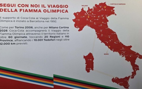 Milano Cortina 2026: il viaggio della Fiamma Olimpica in 60 tappe in tutta Italia