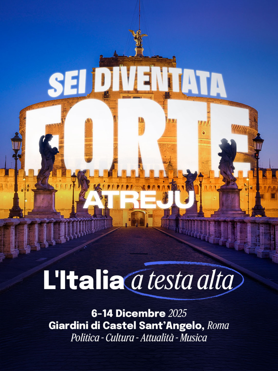 Meloni: "Schlein venga ad Atreju, ma confronto anche con Conte"