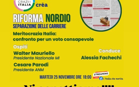 Referendum Giustizia: Presidente ANM Parodi e Presidente di MI Mauriello aprono il confronto sulla riforma