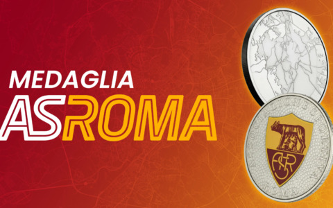 La AS Roma e il suo storico stemma celebrati in una medaglia