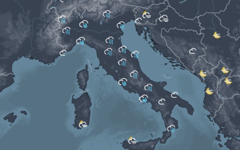 Maltempo in arrivo: Sardegna la prima regione colpita, poi piogge e neve su gran parte d’Italia