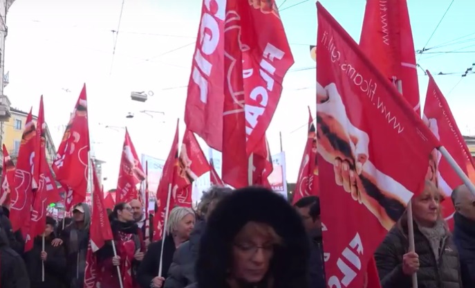 Sciopero. Cgil: “Adesione al 68%, mezzo milione in piazza”. Salvini: “Disagi contenuti”