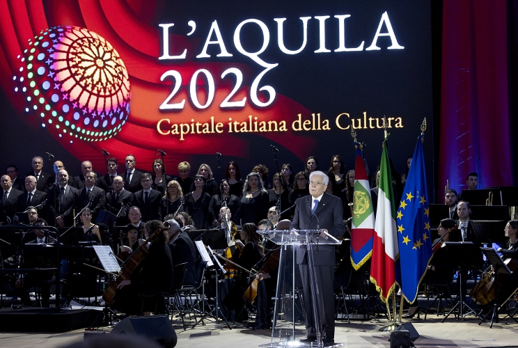 L’Aquila capitale della cultura 2026. Mattarella: “Investire in cultura è investire nella democrazia”