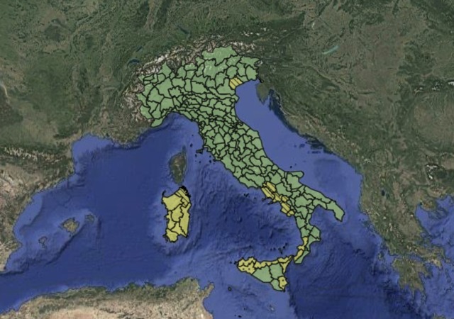 Maltempo: Cdm sui danni di Harry, ancora allerta in cinque regioni (Liguria, Veneto, Sicilia, Calabria e Sardegna)