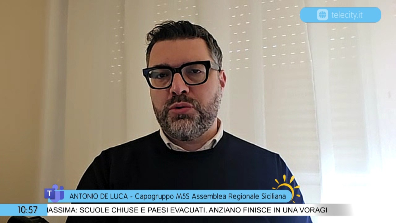“Sicilia, fondi bloccati e disastri annunciati: l’accusa di De Luca (M5S) alla Regione”