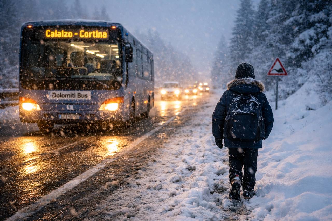 Prezzi folli Milano Cortina 2026: bimbo lasciato a piedi nella neve dal bus perché senza biglietto “olimpico”