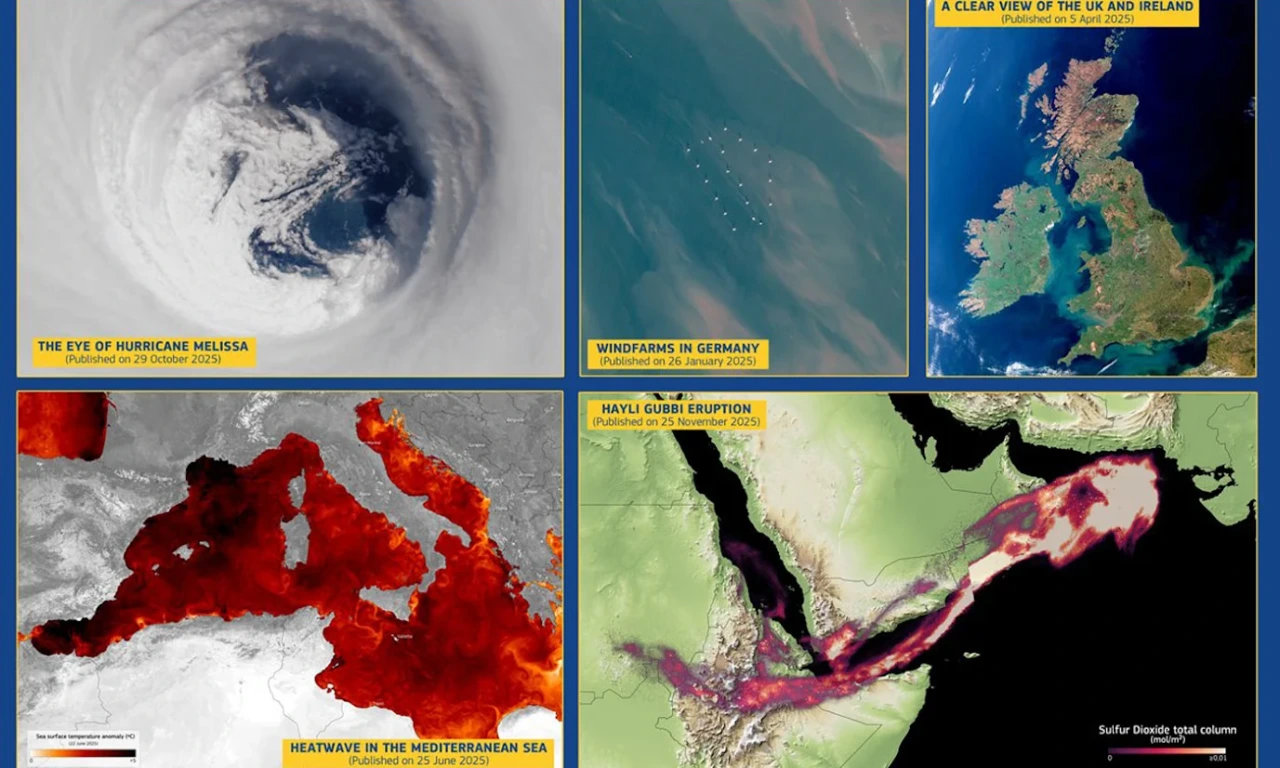Il 2025 è il terzo anno più caldo della storia secondo il sistema satellitare Copernicus