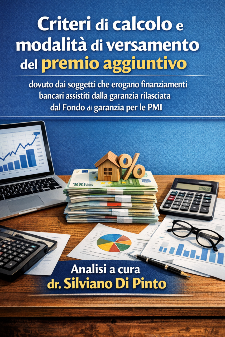 Fondo di garanzia per le PMI. Criteri di calcolo e modalità versamento premio aggiuntivo a carico delle Banche