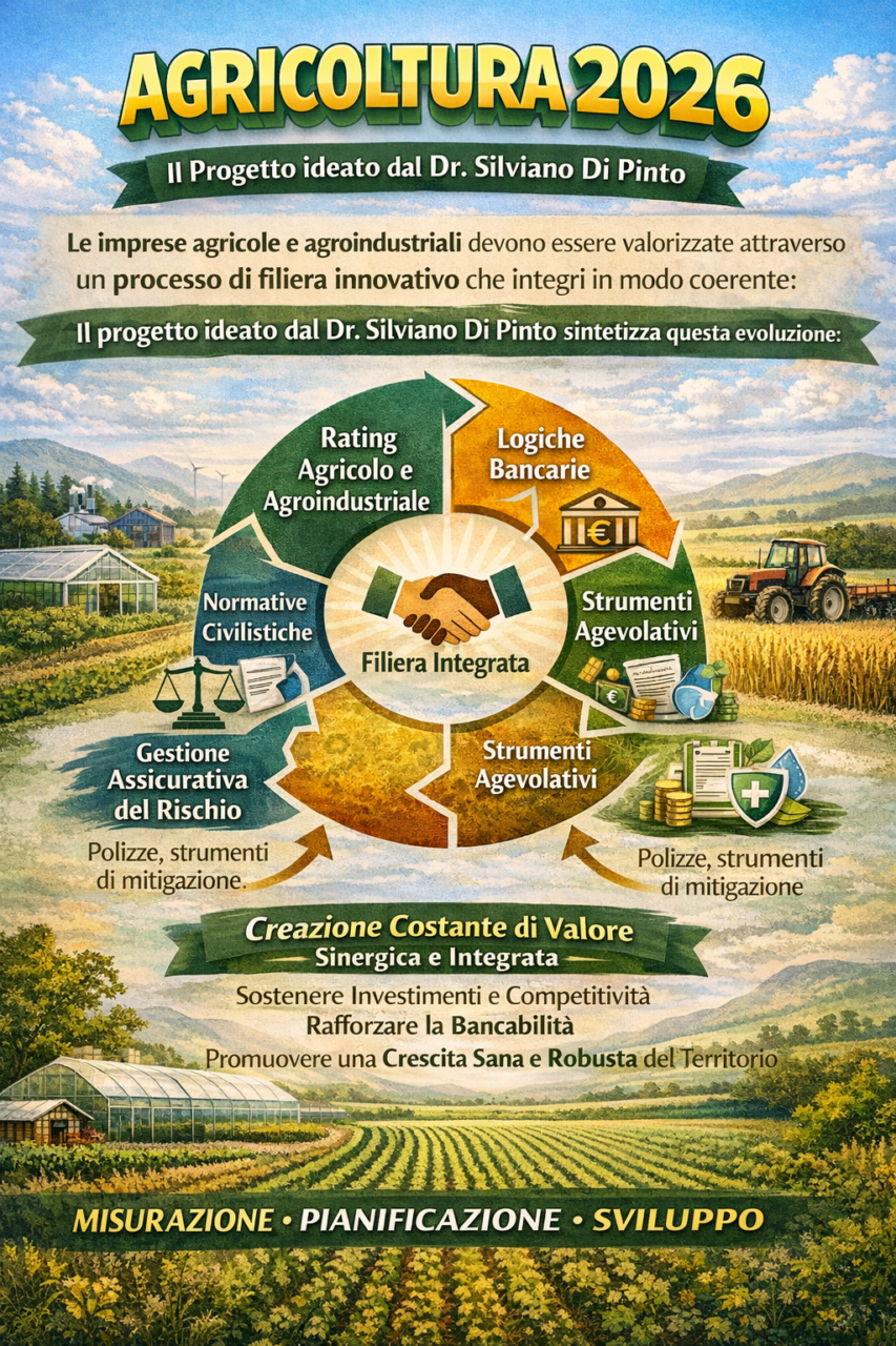 Agricoltura 2026: filiera, rating e finanza integrata per creare valore nel territorio