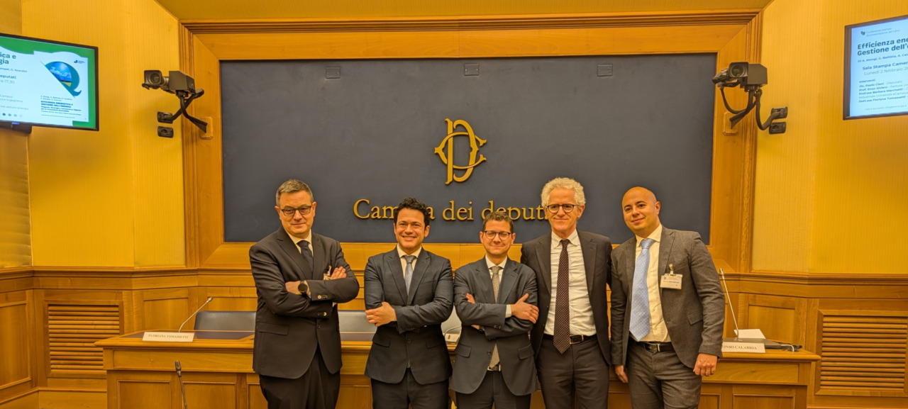 Presentato alla Camera dei Deputati il libro “Efficienza energetica e gestione dell’energia. Diagnosi, strategie e innovazione digitale per la transizione sostenibile”