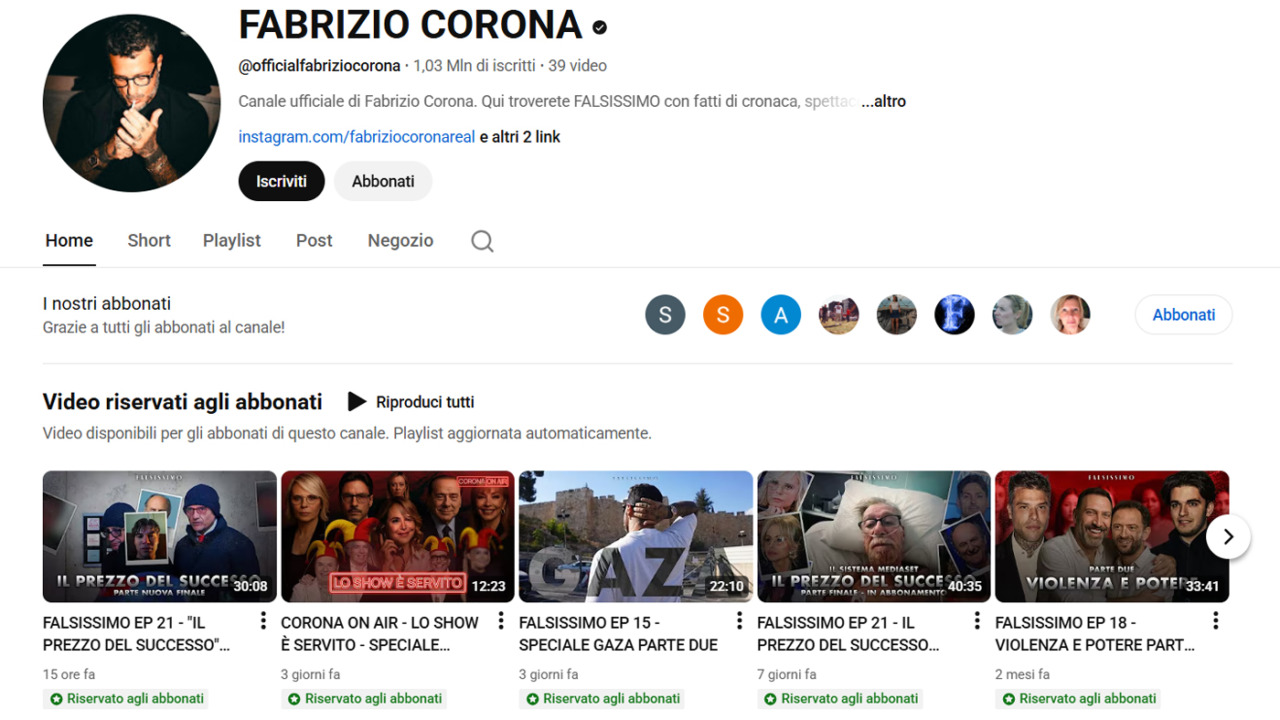 Caso Corona: rimosso il profilo Instagram, ma il “Far West” digitale non si ferma