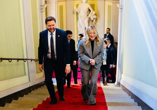 Meloni incontra Vance: “Rafforzare la cooperazione con gli Usa”