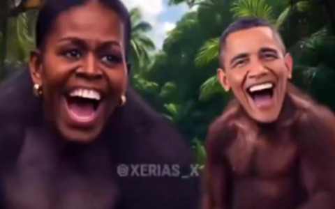 Video razzista di Trump: Obama e Michelle “scimmie” con l’intelligenza artificiale