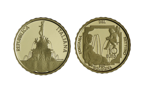 Il Nettuno di Bologna per la nuova la micromoneta della Serie “Fontane d’Italia”