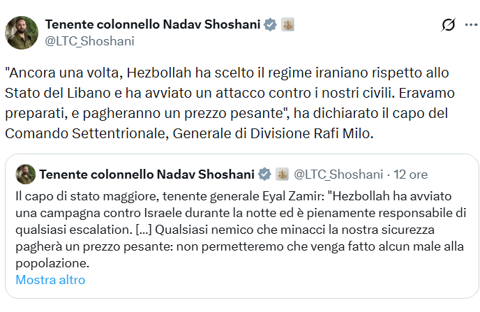 "Possibile invasione di terra": Israele e Hezbollah sull’orlo di una guerra totale in Libano