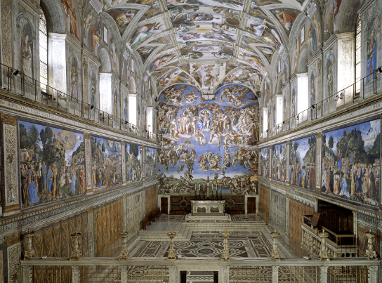 Cappella Sistina, in corso la manutenzione straordinaria del Giudizio Universale