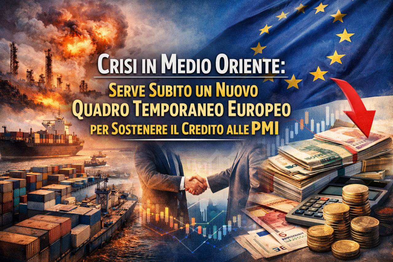 Crisi in Medio Oriente: serve subito un nuovo Quadro Temporaneo europeo per sostenere il credito alle imprese