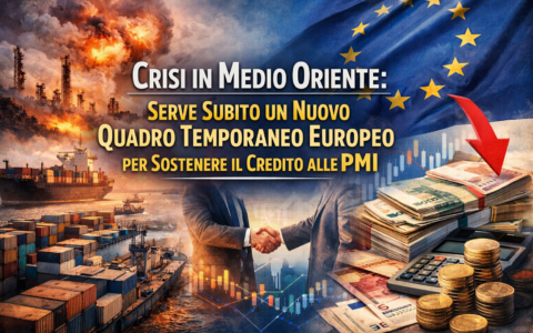 Crisi in Medio Oriente: serve subito un nuovo Quadro Temporaneo europeo per sostenere il credito alle imprese