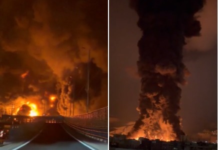 Attacchi Usa-Israele ai depositi di petrolio a Teheran: nube nera sulla capitale, pioggia scura e stop al carburante