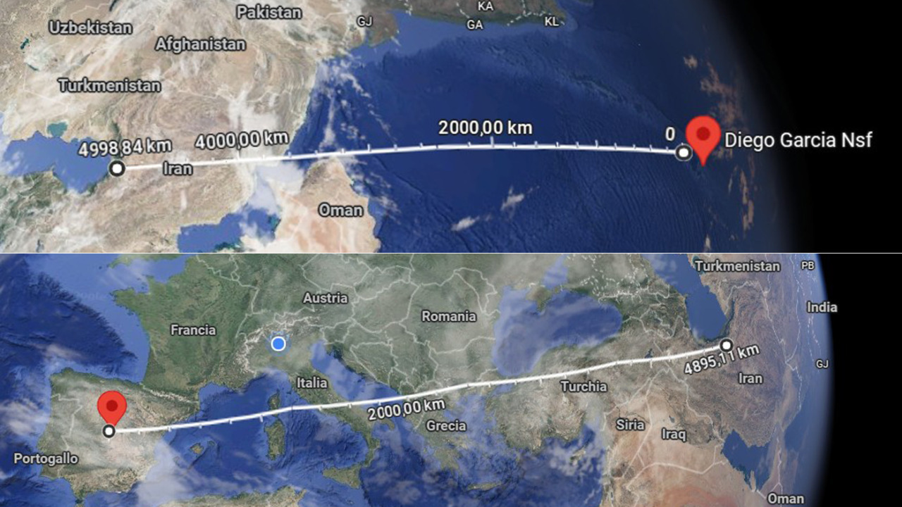 Iran tutt’altro che sconfitto: missili colpiscono la base strategica Diego Garcia fin nell’Oceano Indiano