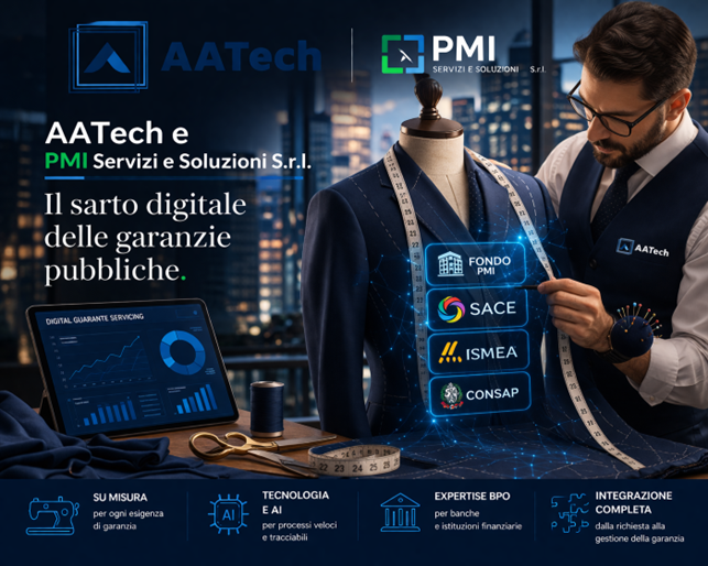 AATech acquisisce PMI Servizi e Soluzioni e lancia un nuovo player nazionale nelle garanzie pubbliche